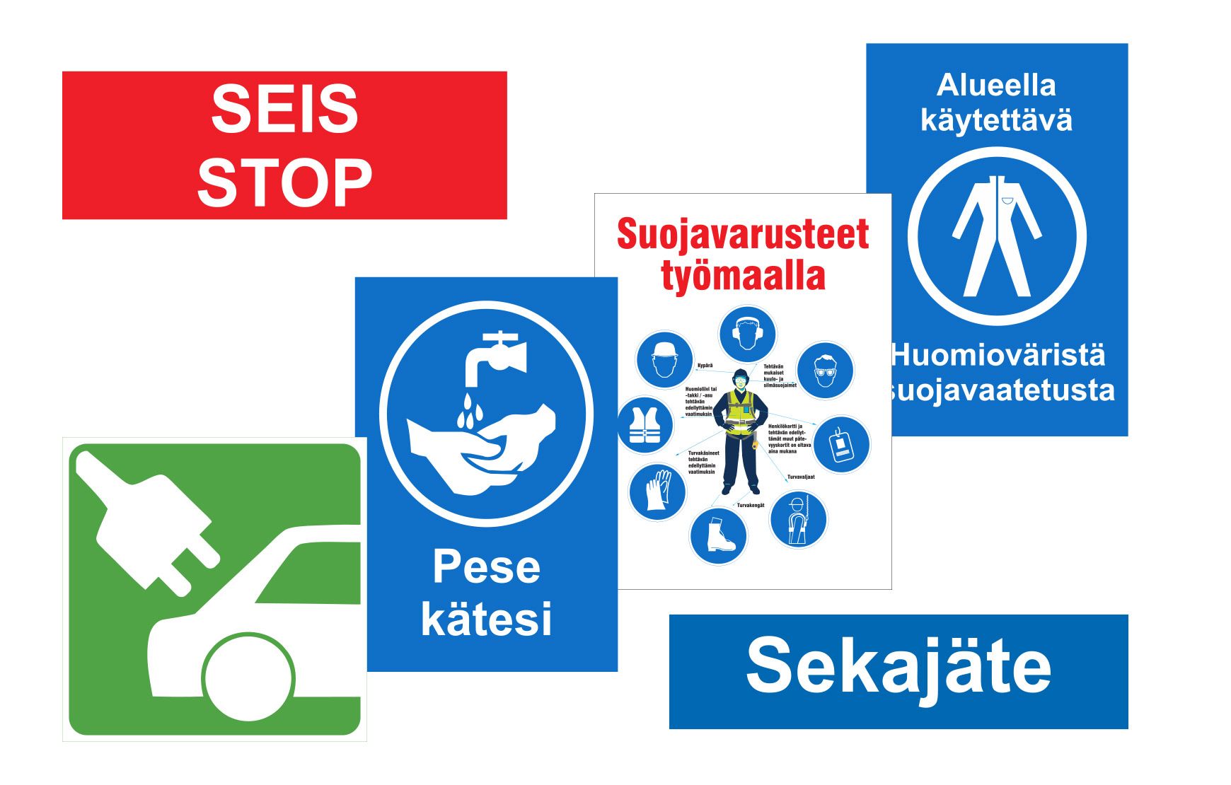 Instruktionsskyltar